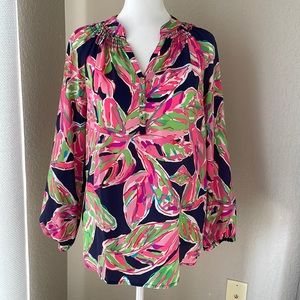 Lilly Pulitzer silk top